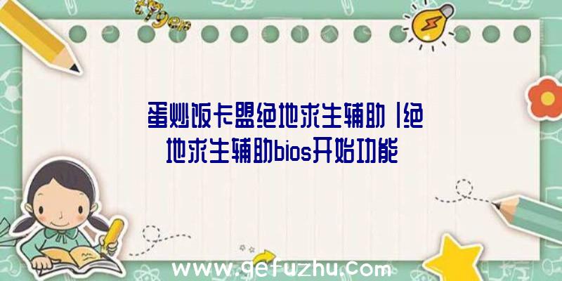 「蛋炒饭卡盟绝地求生辅助」|绝地求生辅助bios开始功能